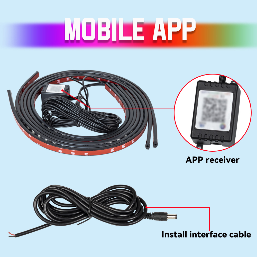 Waterproof Flexible RGB LED Ca - Rgb Underglow Strip ulasan dan harga