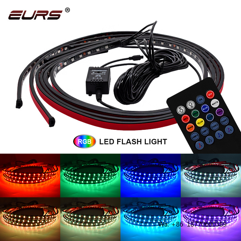 12V LED Car Chassis Flexible S - Rgb Underglow Strip ulasan dan harga