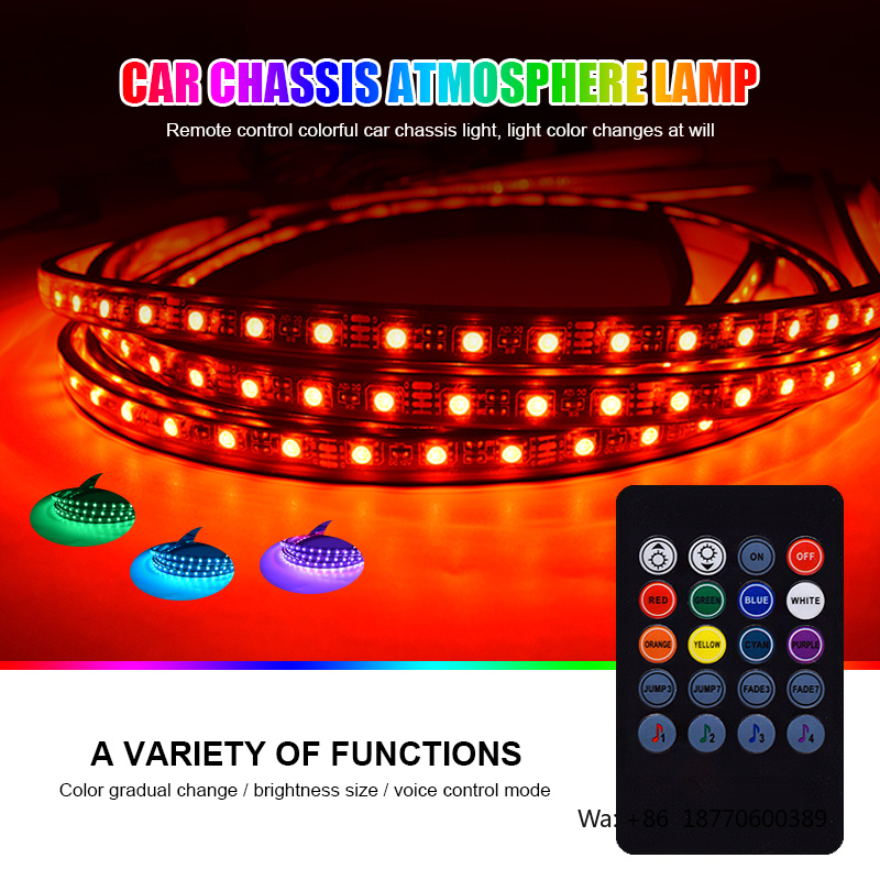 12V LED Car Chassis Flexible S - Rgb Underglow Strip ulasan dan harga