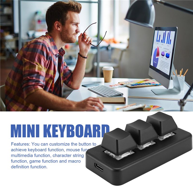 MK321 Progammable Macro Mini K - Gaming Keyboard Mini ulasan dan harga