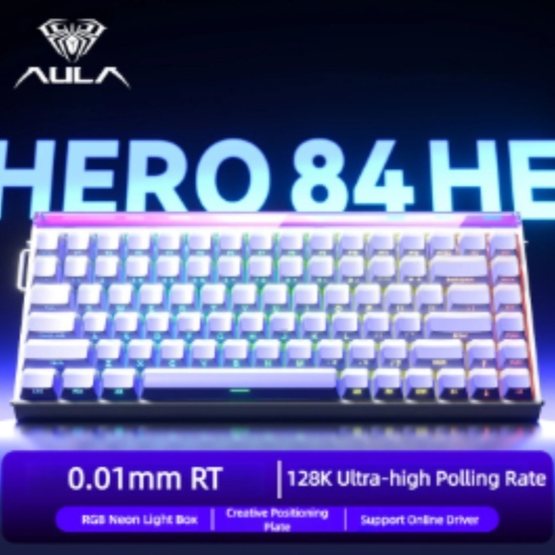 AULA HERO84 Magnetic Gaming Me - Gaming Keyboard Hall Effect Switches ulasan dan harga