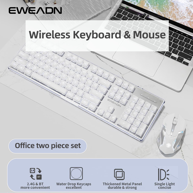 EWEADN V3 wireless Silent Offi - Gaming Keyboard And Mouse Combo ulasan dan harga
