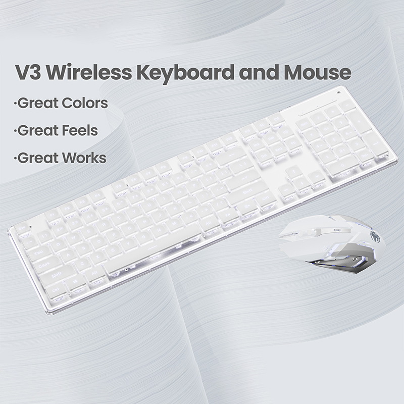 EWEADN V3 wireless Silent Offi - Gaming Keyboard And Mouse Combo ulasan dan harga