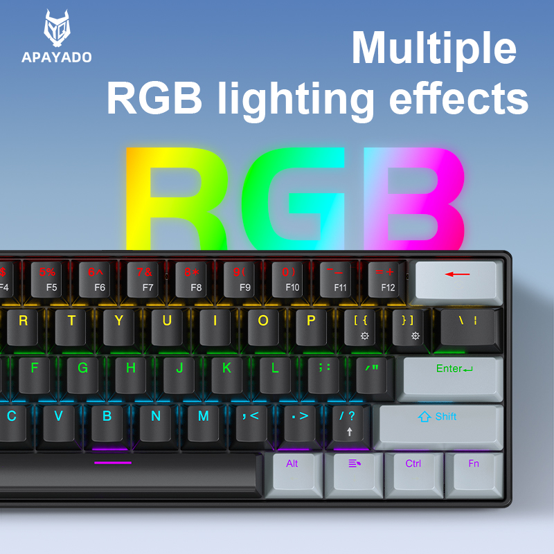APAYADO K61 Mini Mechanical Ke - Gaming Keyboard And Mouse Combo ulasan dan harga