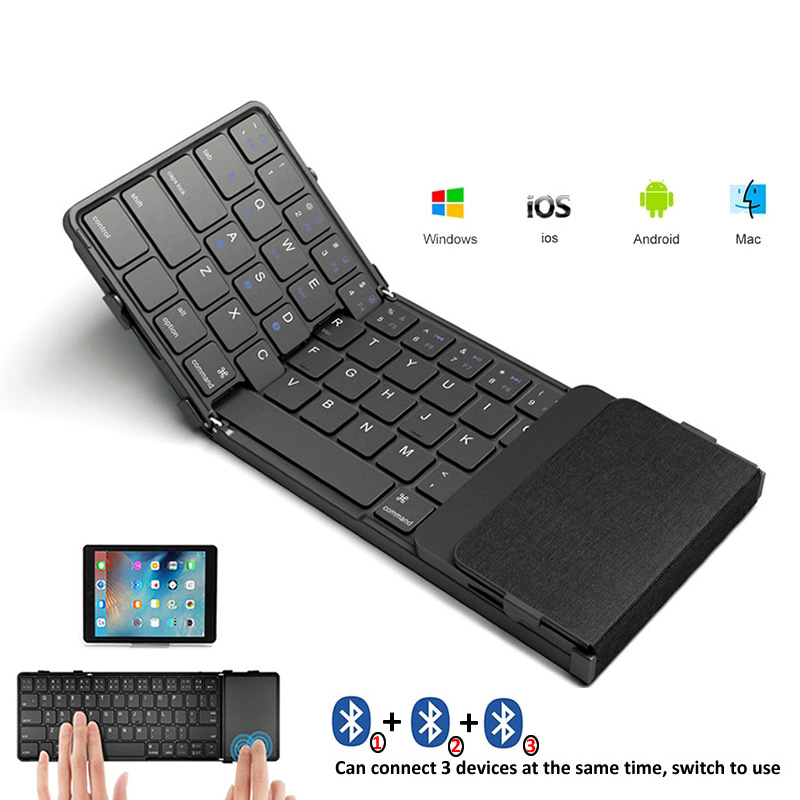 BOW Korea/Russia Wireless Fold - Gaming Keyboard No Number Pad ulasan dan harga
