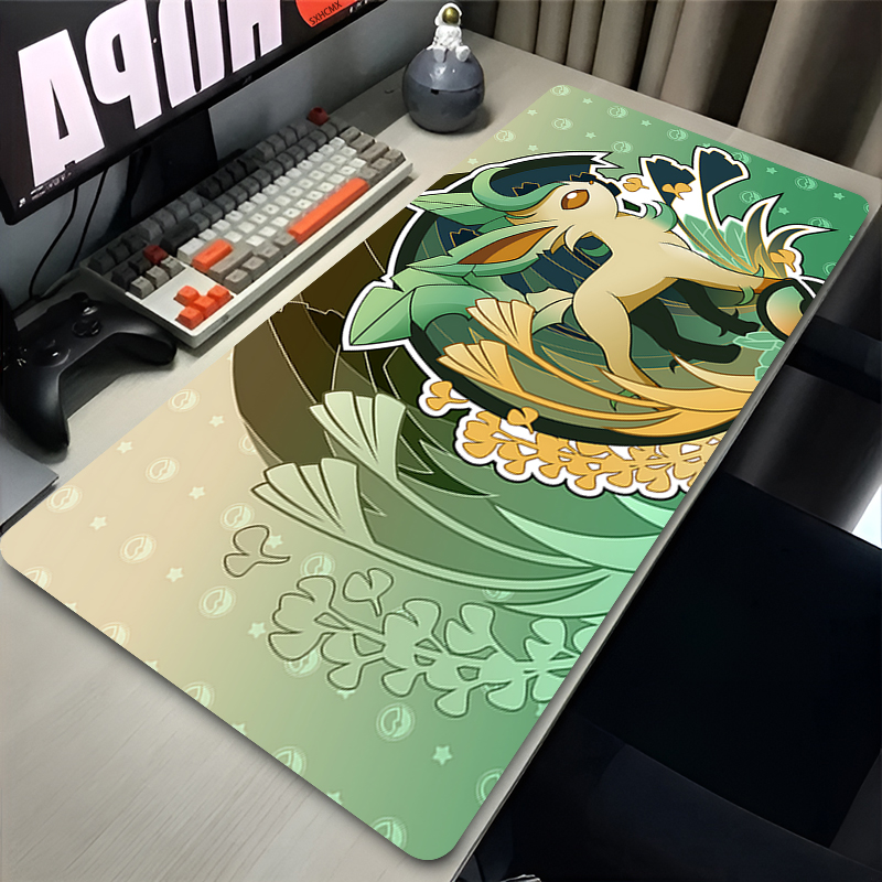 Mouse Pad Gamer P-pokemon Leaf - Gaming Keyboard Best ulasan dan harga