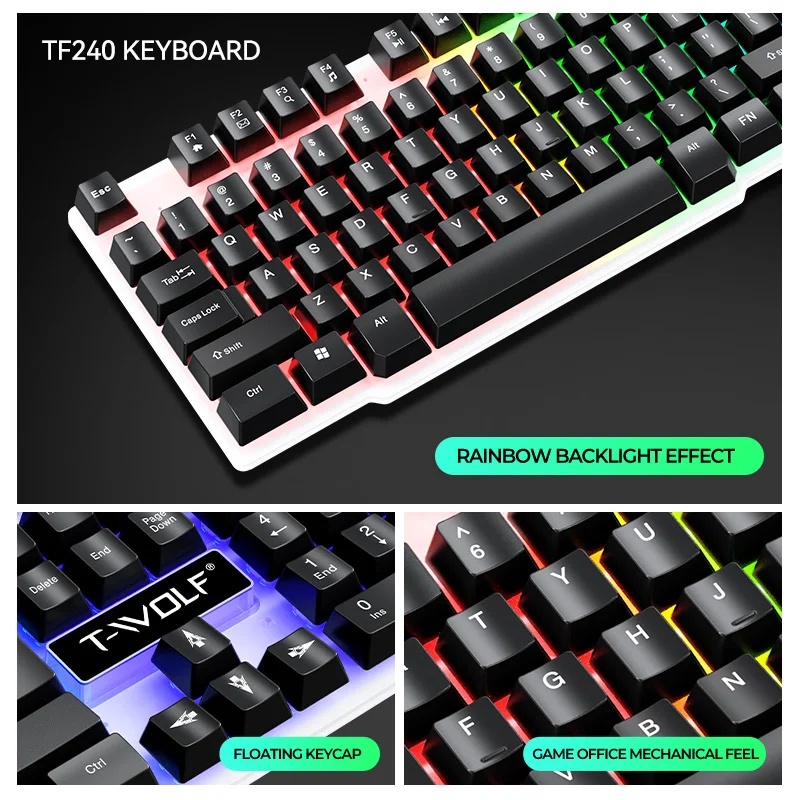 NEW USB Keyboard And Mouse Gam - Gaming Keyboard And Mouse Combo ulasan dan harga