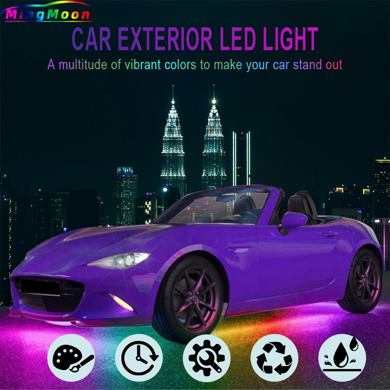 Car Flexible Underglow Strip L - Rgb Underglow Strip ulasan dan harga