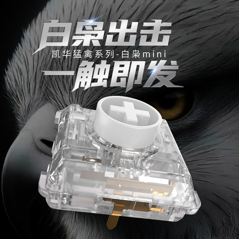 Kailh Choc White Owl Switch Mi - Gaming Keyboard Mini ulasan dan harga