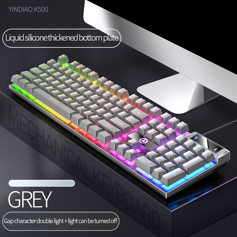 104 Keys Gaming Keyboard Wired - Keyboard Gaming Mac ulasan dan harga