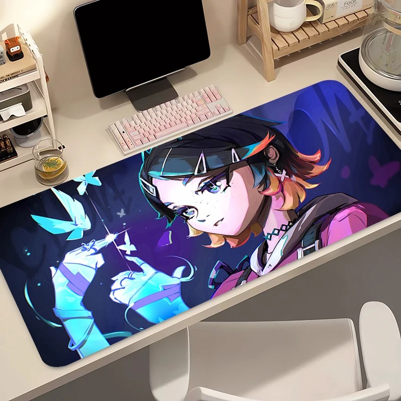 Mouse Pad Gamer Computer Anime - Gaming Keyboard Easy To Clean ulasan dan harga
