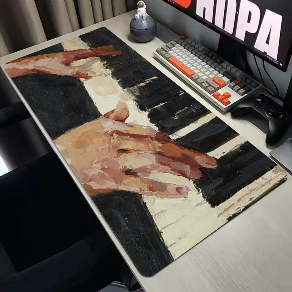 Piano Hands Mouse Pad Multi-Si - Gaming Keyboard Non Mechanical ulasan dan harga