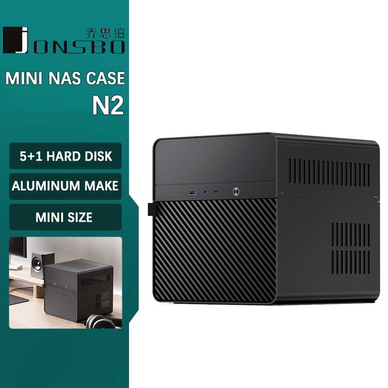JONSBO N2 NAS Aluminum Mini IT - Aluminum Case 65 ulasan dan harga