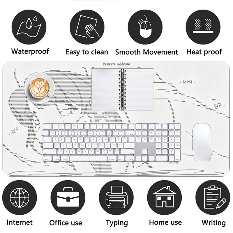 1Pcs Leather Mouse Pad Anime A - Gaming Keyboard High Ground ulasan dan harga